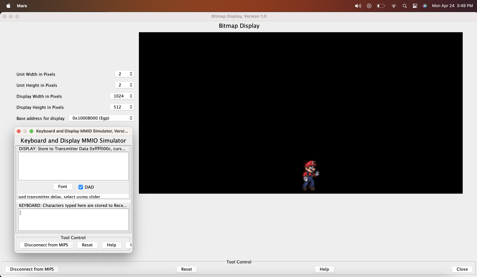Super Mario in MIPS Assembly